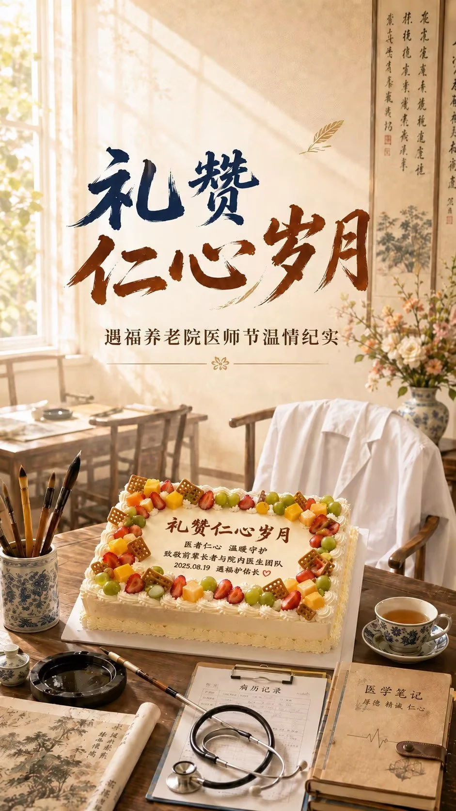 遇福养老院医师节温情纪实作品